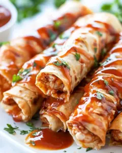Honey Buffalo Chicken Taquitos