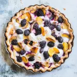 Honey Butter Stone Fruit and Blackberry Meringue Tart