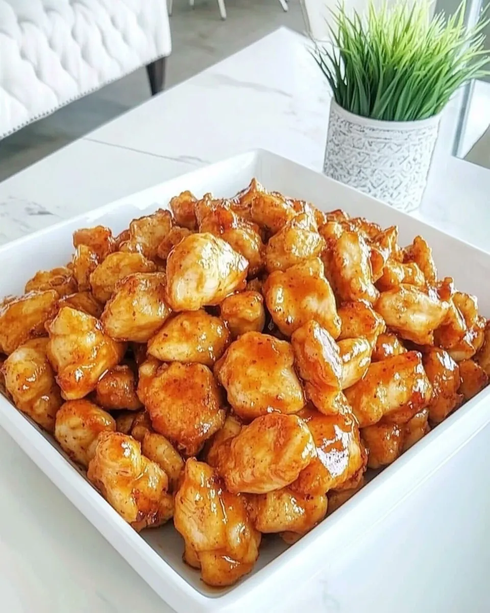 Honey Chili Crisp Chicken Bites