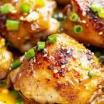 Honey Garlic Baked Chicken Thighs