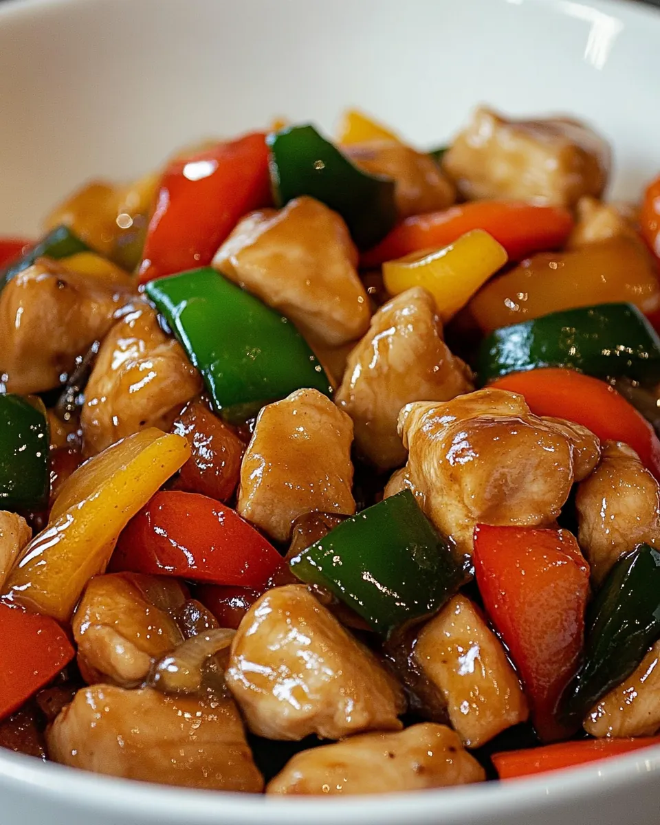 Honey Garlic Chicken Stir Fry