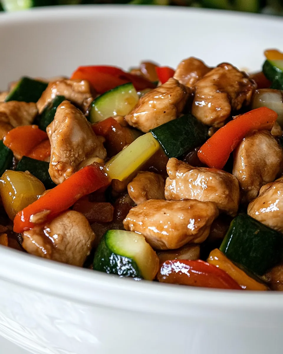 Honey Garlic Chicken Stir Fry
