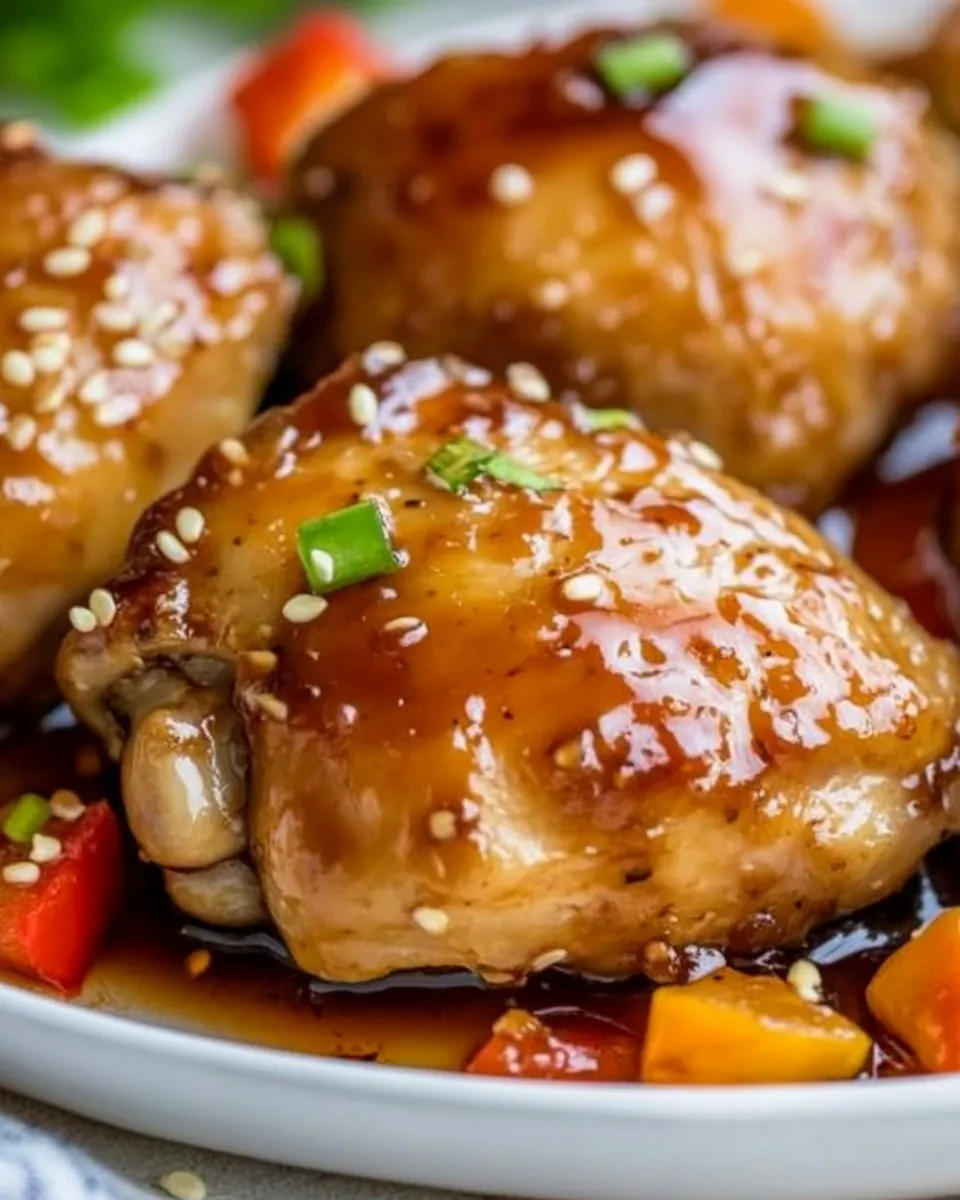Honey Garlic Chicken Thigh Sheet Pan Recipe