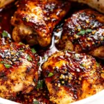 Honey Garlic Chicken Thighs