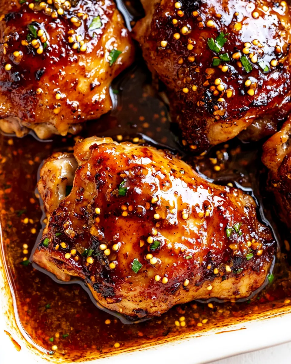 Honey Garlic Chicken Thighs