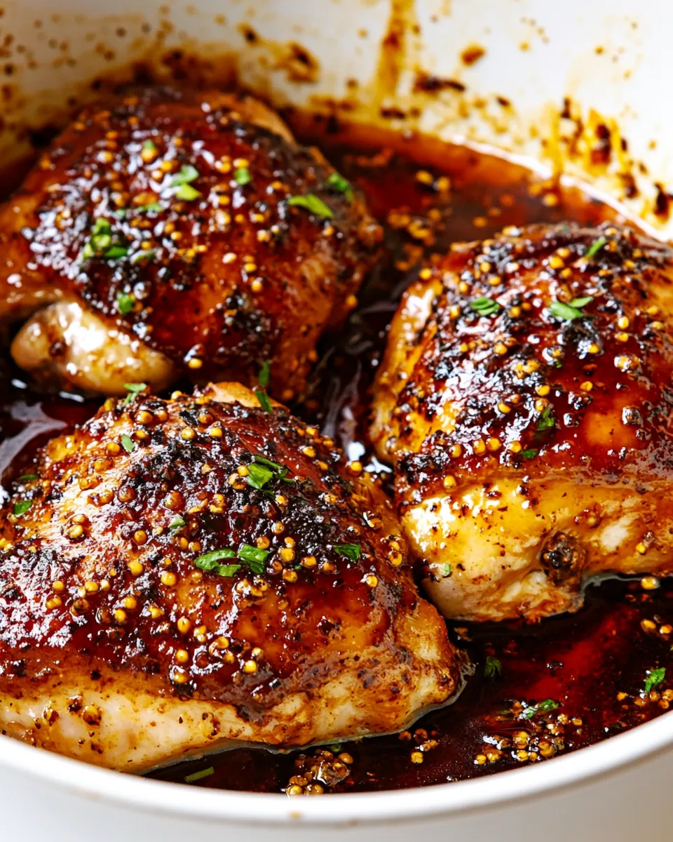 Honey Garlic Chicken Thighs