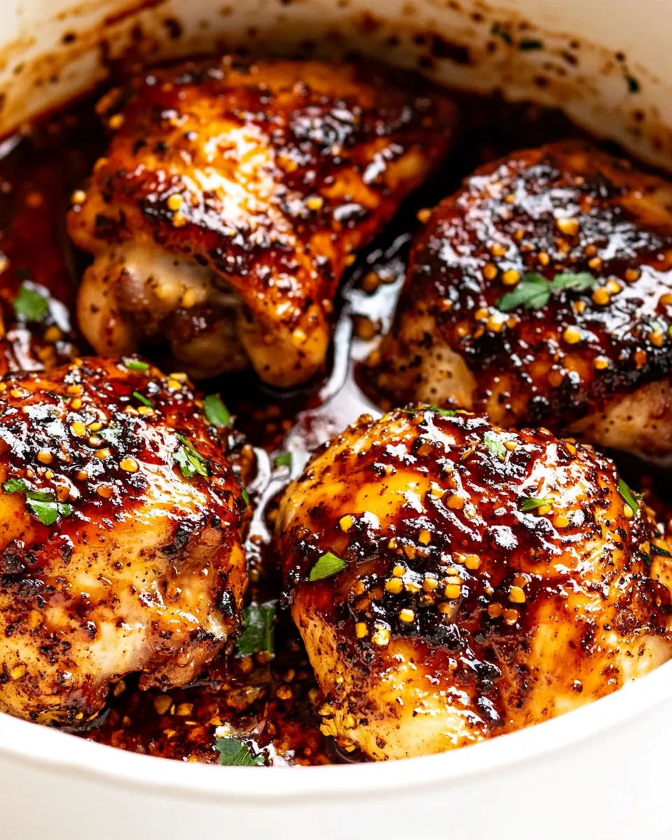 Honey Garlic Chicken Thighs