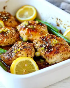 Honey Garlic Lemon Chicken