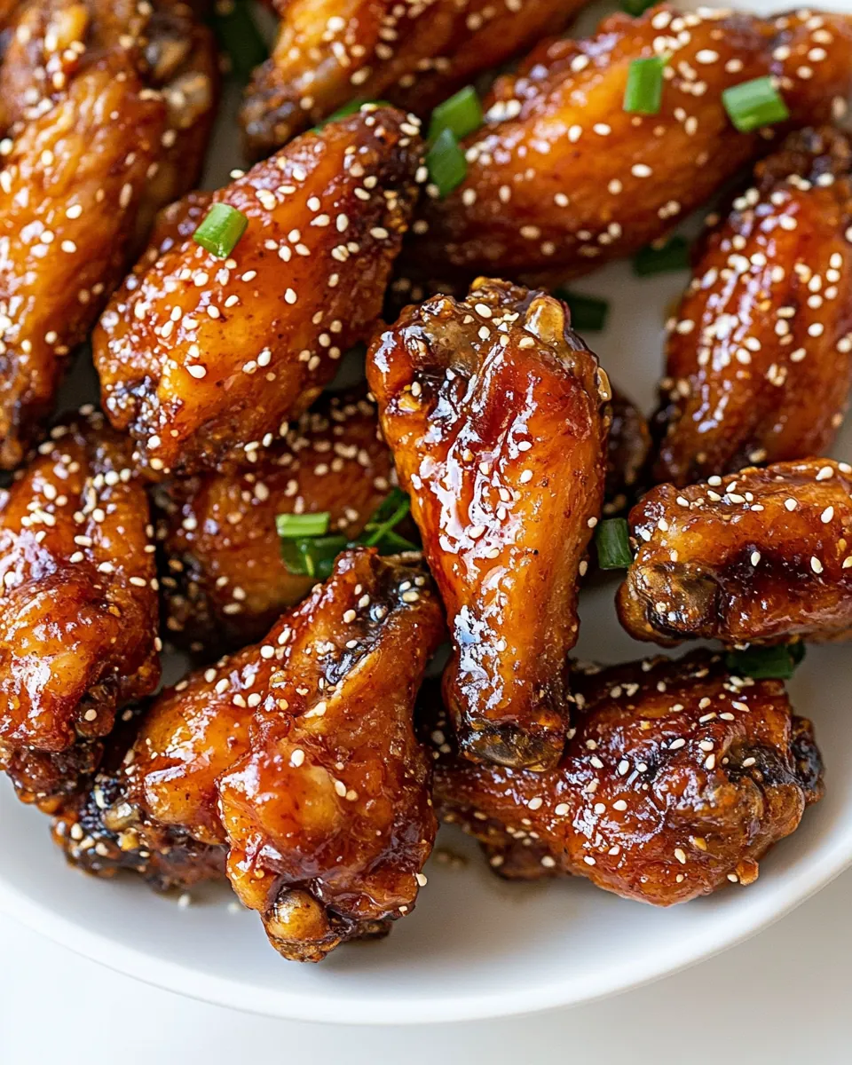 Honey Garlic Soy Chicken Wings
