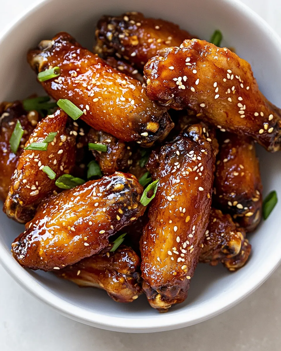 Honey Garlic Soy Chicken Wings