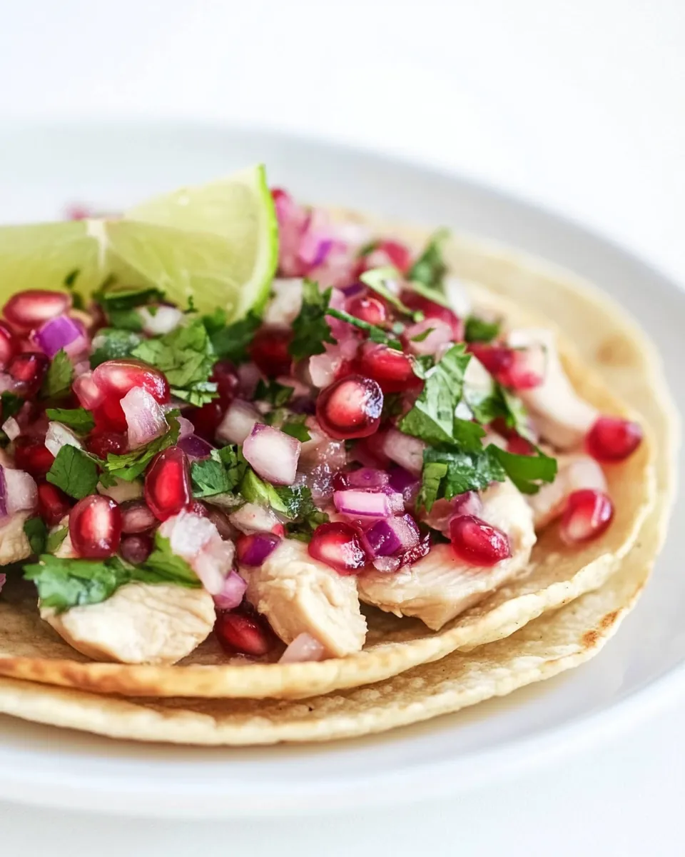 Honey Ginger Chicken Tostadas