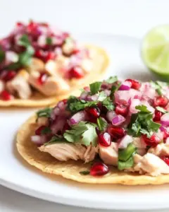 Honey Ginger Chicken Tostadas
