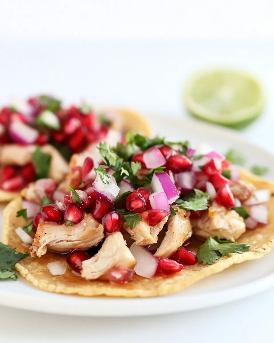 Honey Ginger Chicken Tostadas