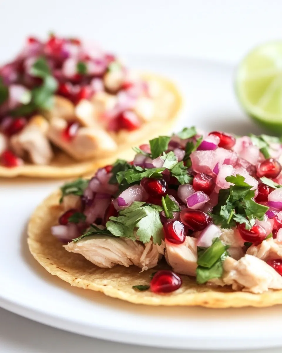 Honey Ginger Chicken Tostadas