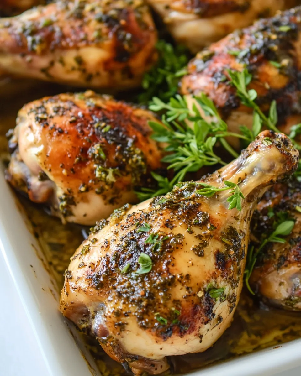 Honey Herb Chicken Drumsticks