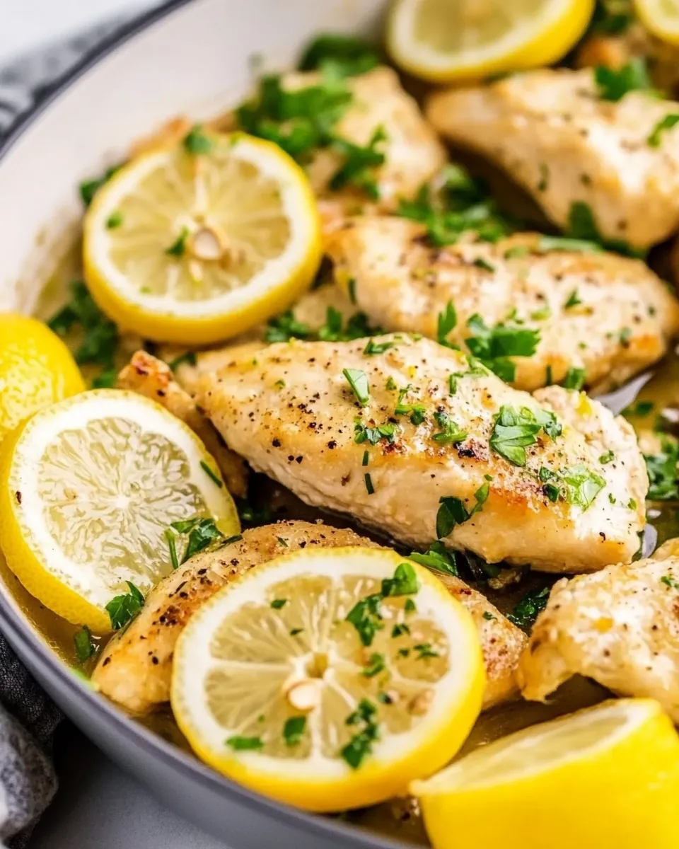 Honey Lemon Chicken Skillet