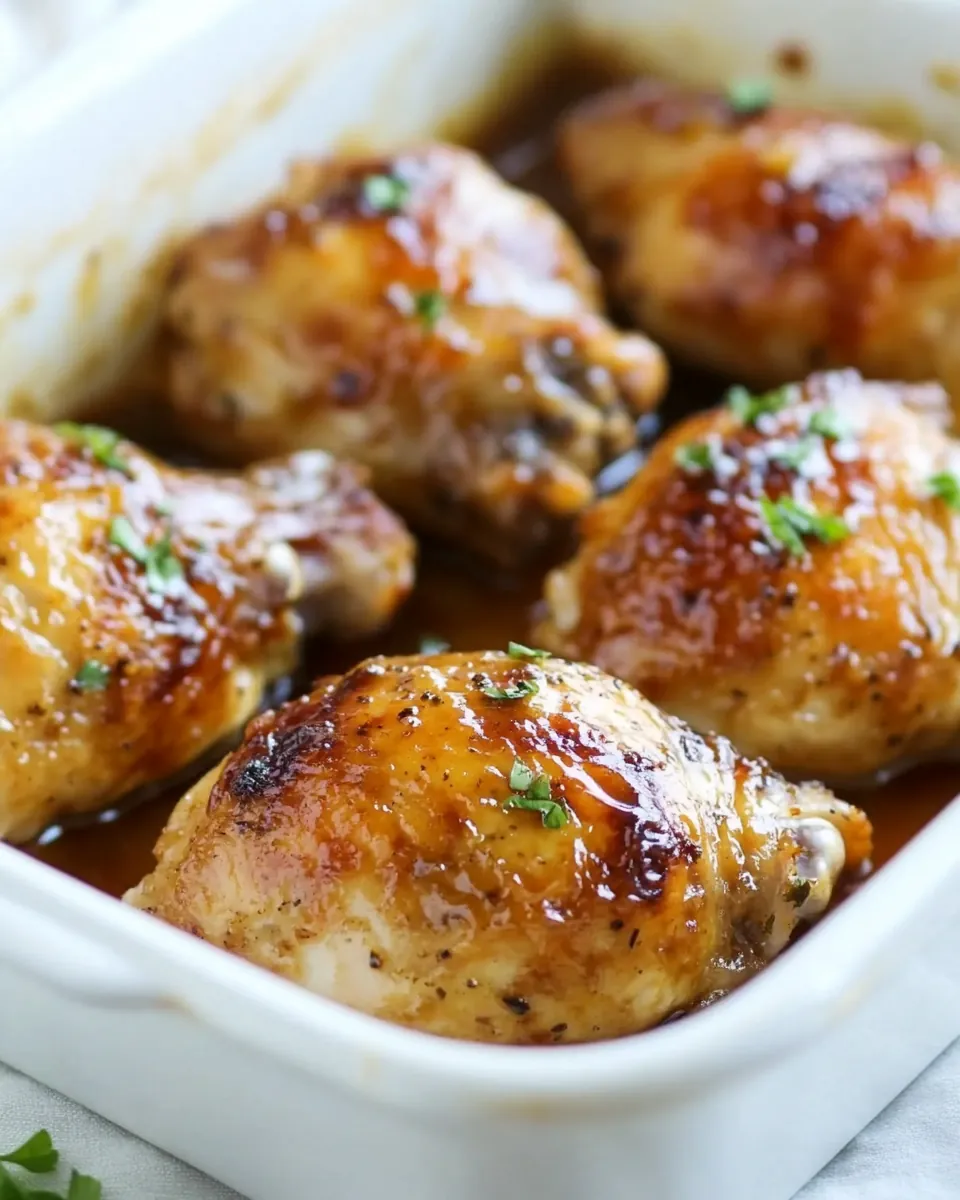 Honey Lemongrass Baked Chicken