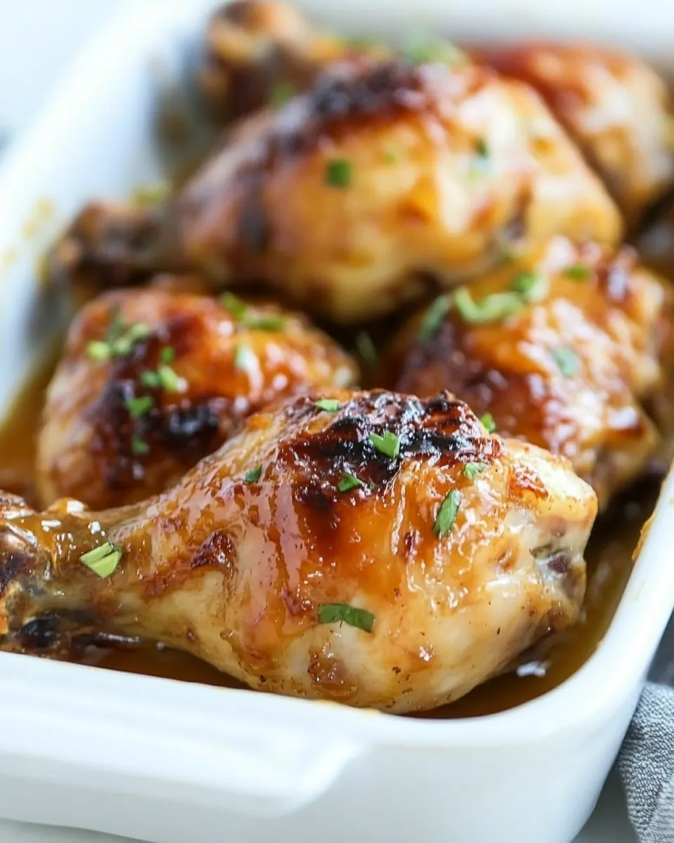 Honey Lemongrass Baked Chicken