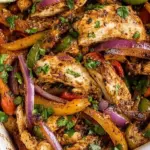 Honey Lime Baked Chicken Fajitas