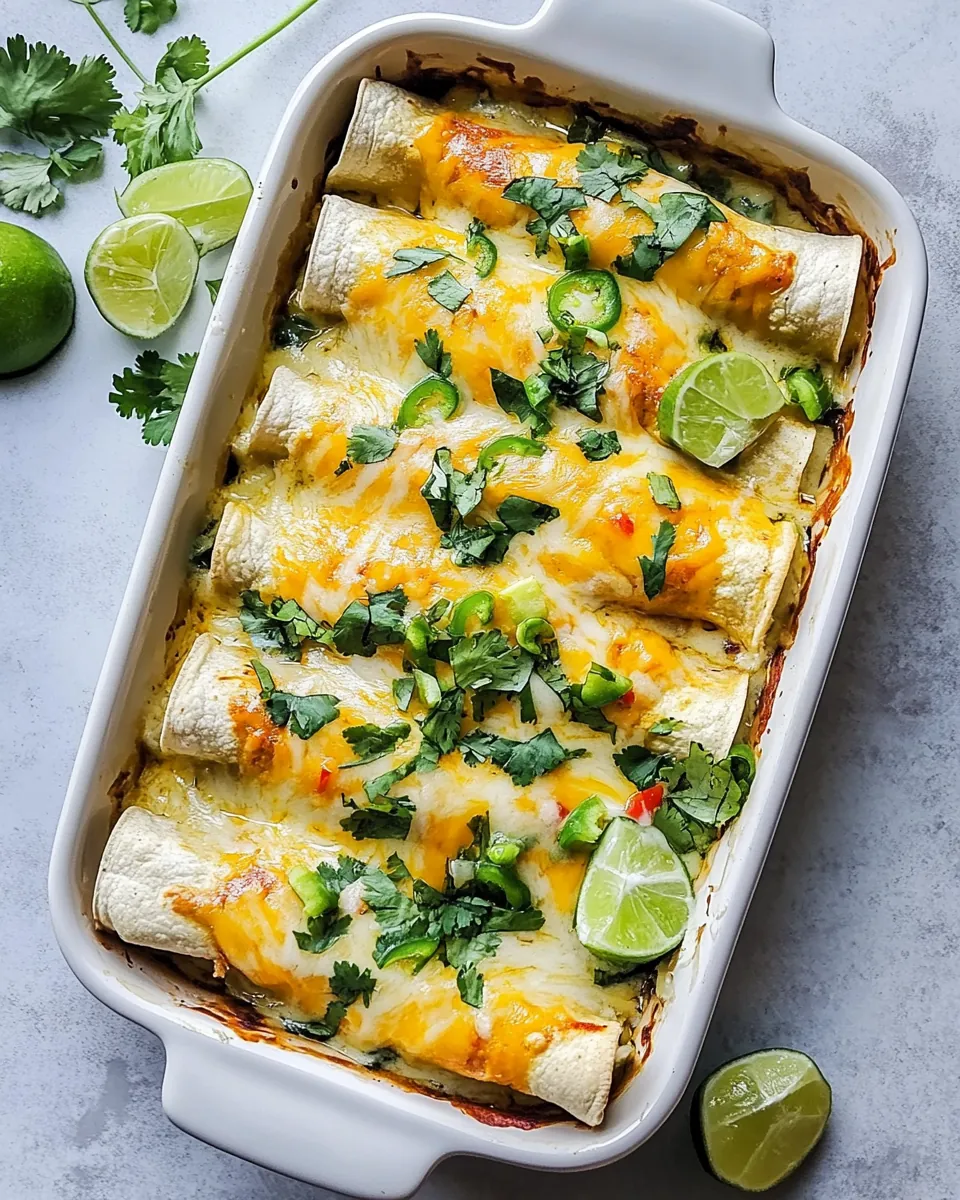 Honey Lime Chicken Enchiladas