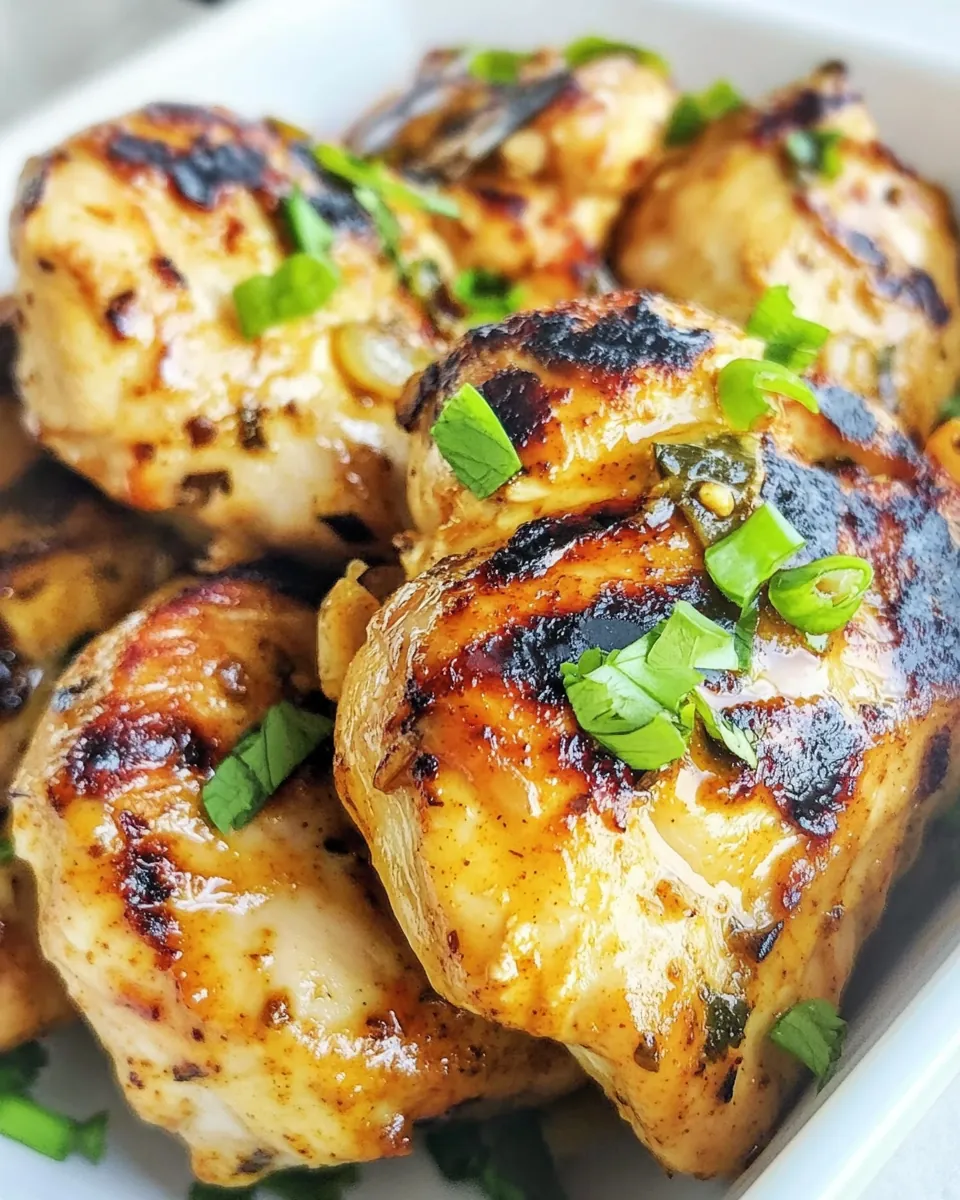 Honey Mustard Curry Chicken Marinade