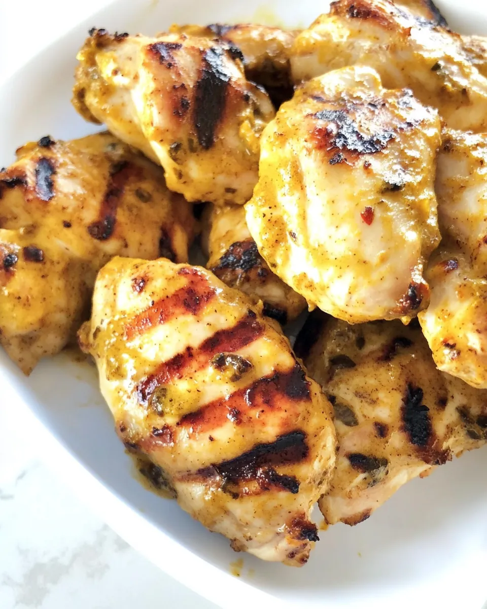 Honey Mustard Curry Chicken Marinade