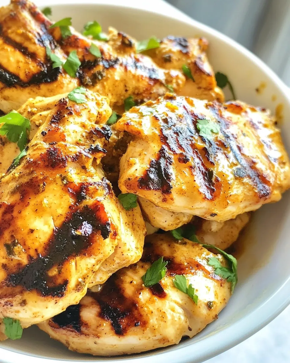 Honey Mustard Curry Chicken Marinade