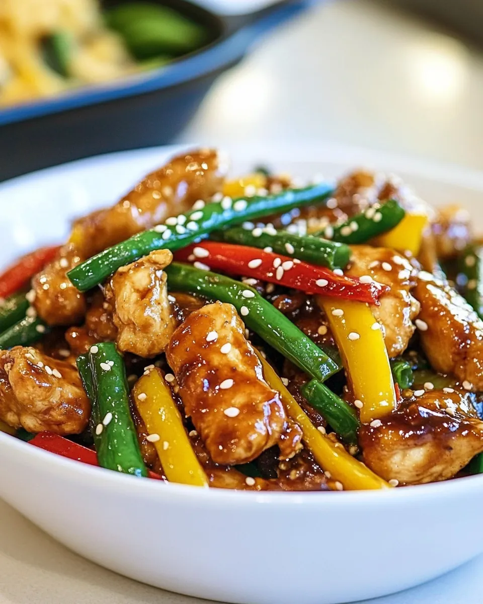 Honey Sesame Chicken Stir Fry
