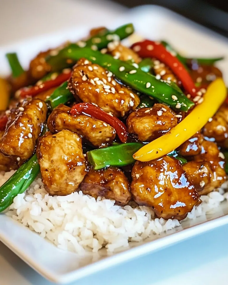 Honey Sesame Chicken Stir Fry