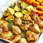 Honey Soy Chicken Veggies Sheet Pan