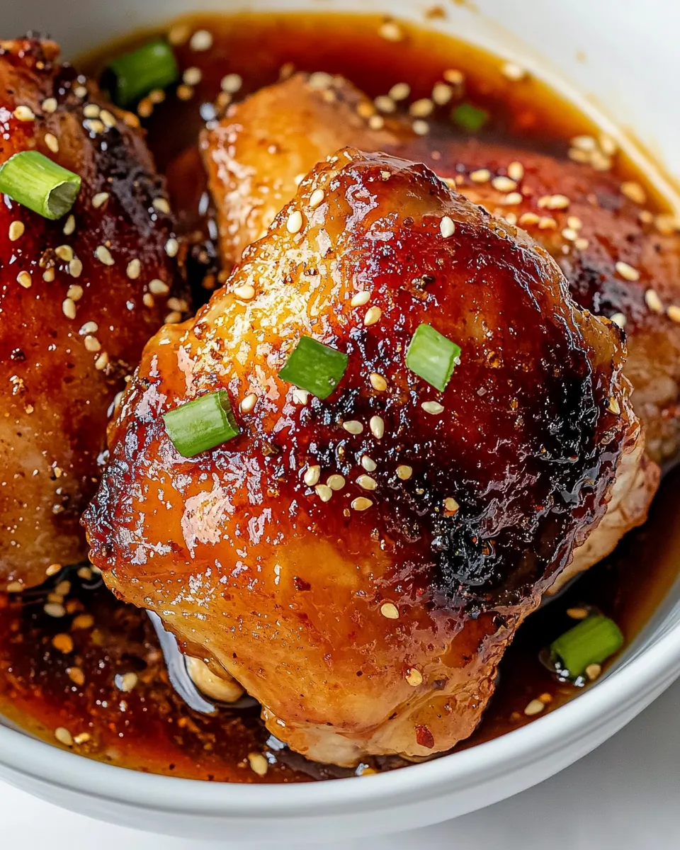 Honey Soy Chicken Thighs