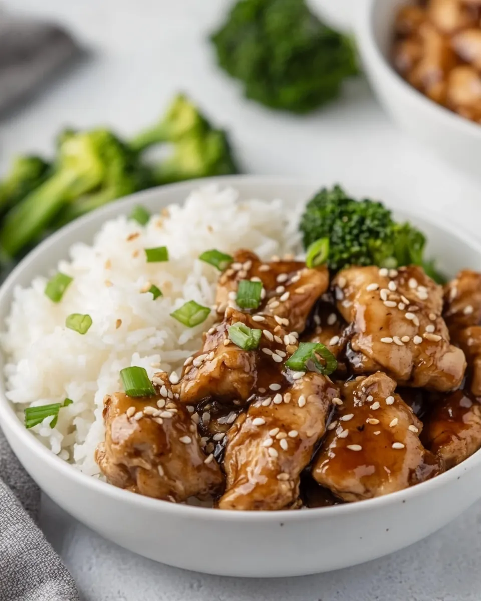 Honey Soy Chicken and Rice