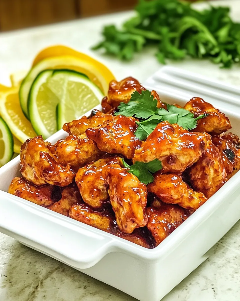 Honey Sriracha Chicken