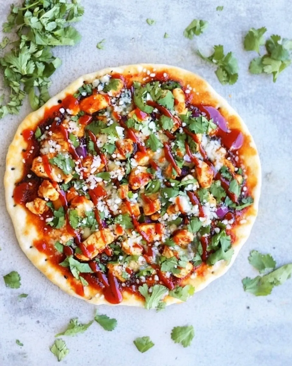 Honey Sriracha Chicken Flatbread