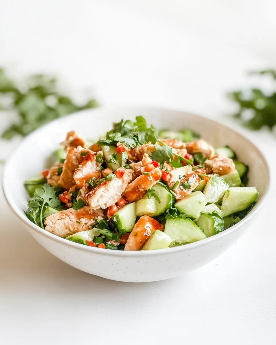 Hot Honey Chicken Salad