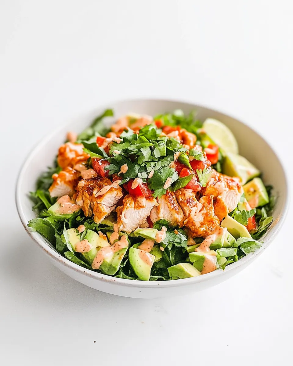 Hot Honey Chicken Salad