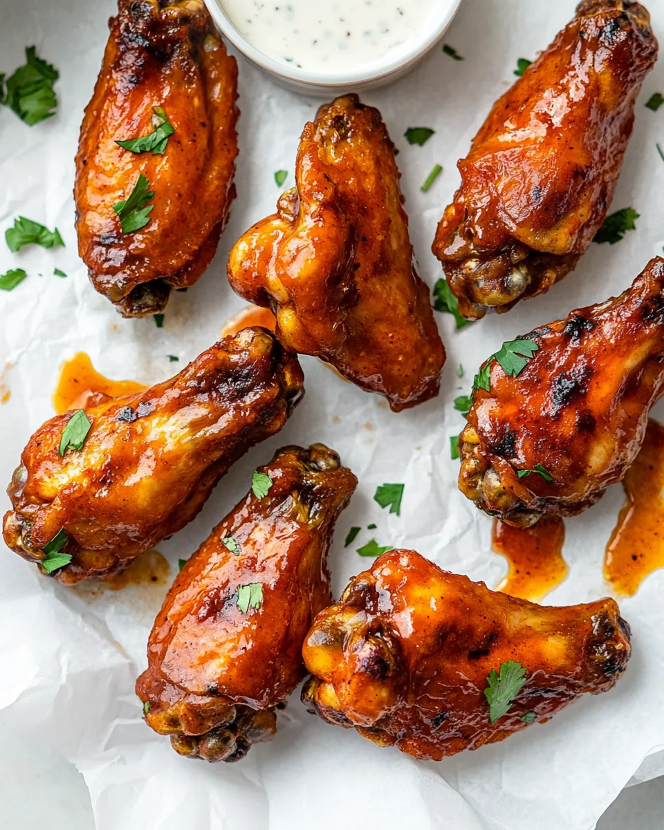 Hot Spicy Baked Buffalo Chicken Wings