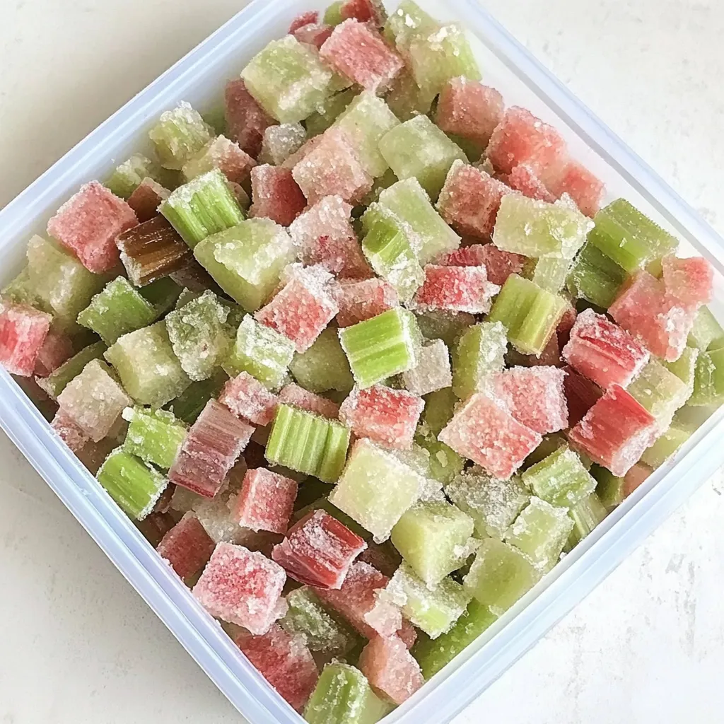 How to Freeze Rhubarb