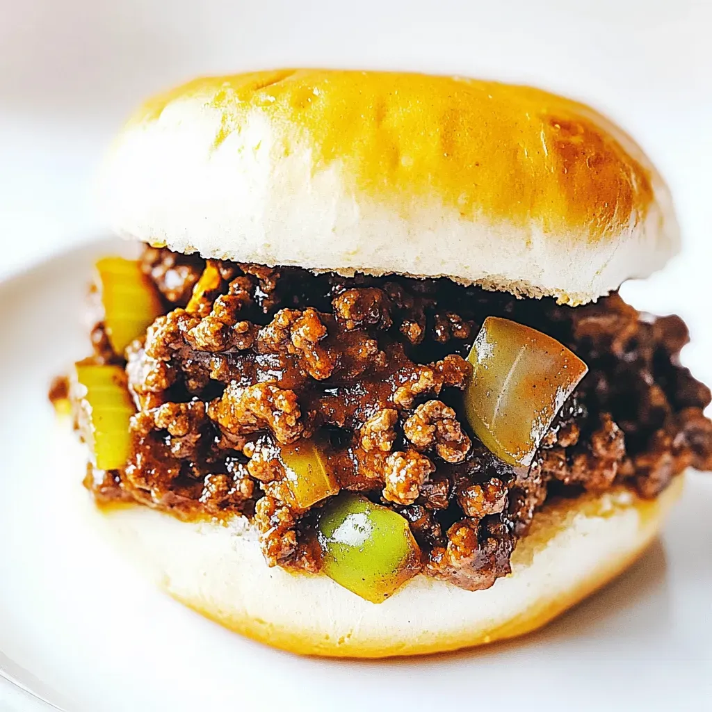 Homemade Sloppy Joes