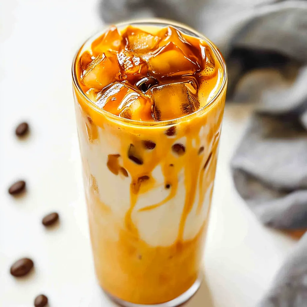 Iced Caramel Latte