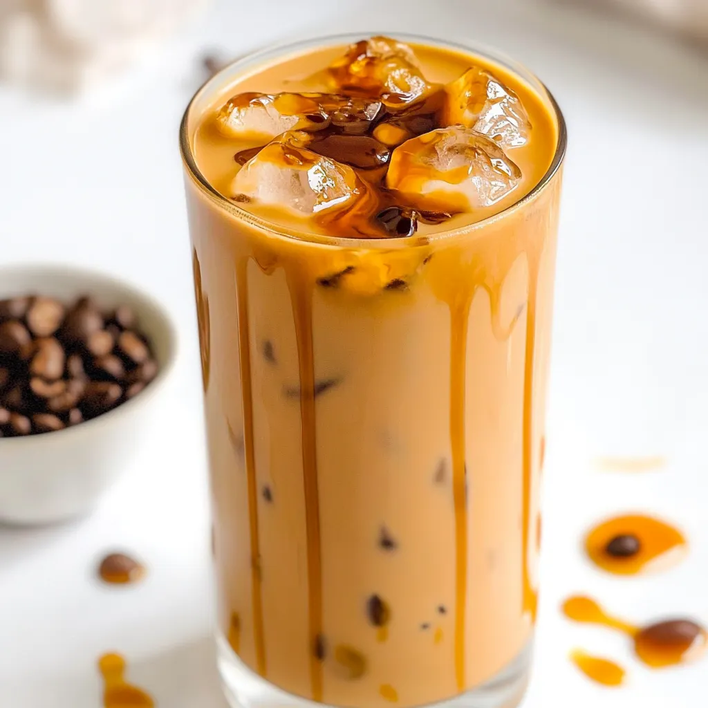 Iced Caramel Latte