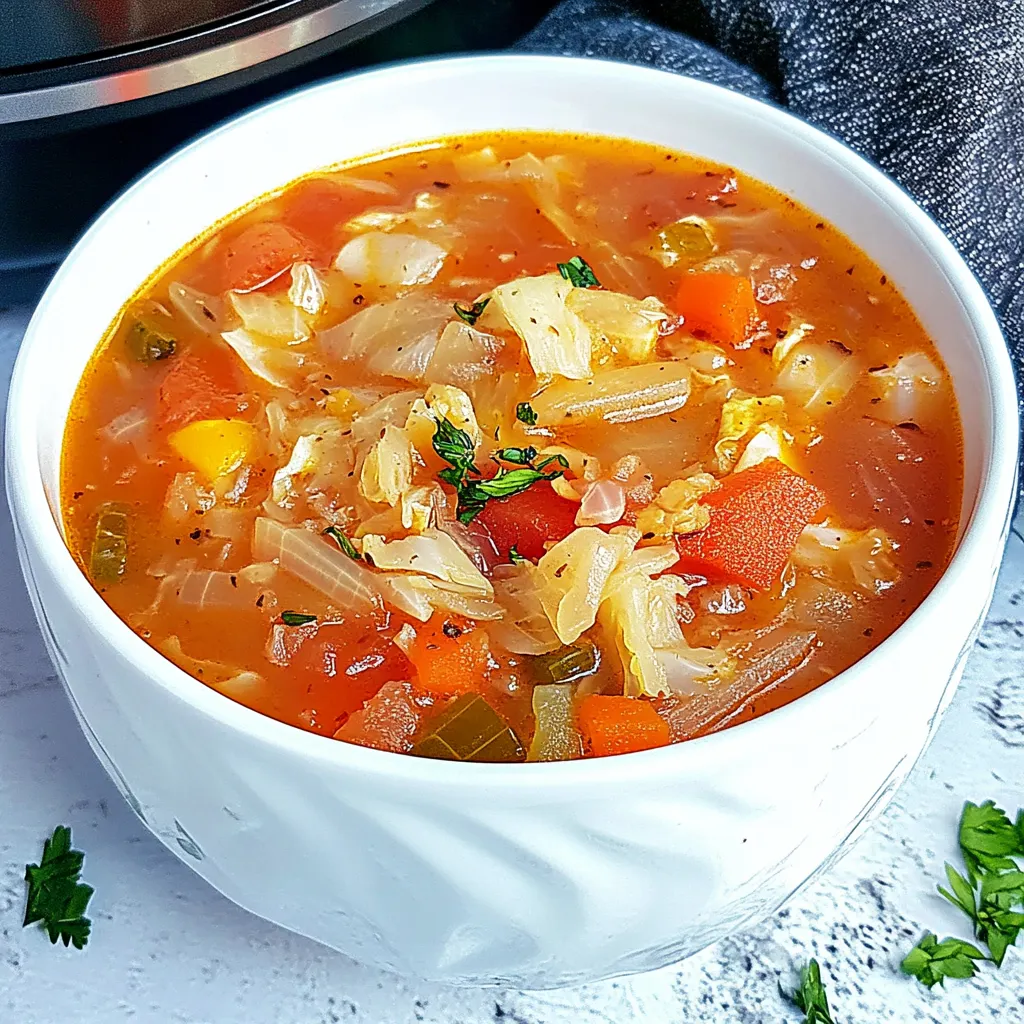 Instant Pot Cabbage Soup