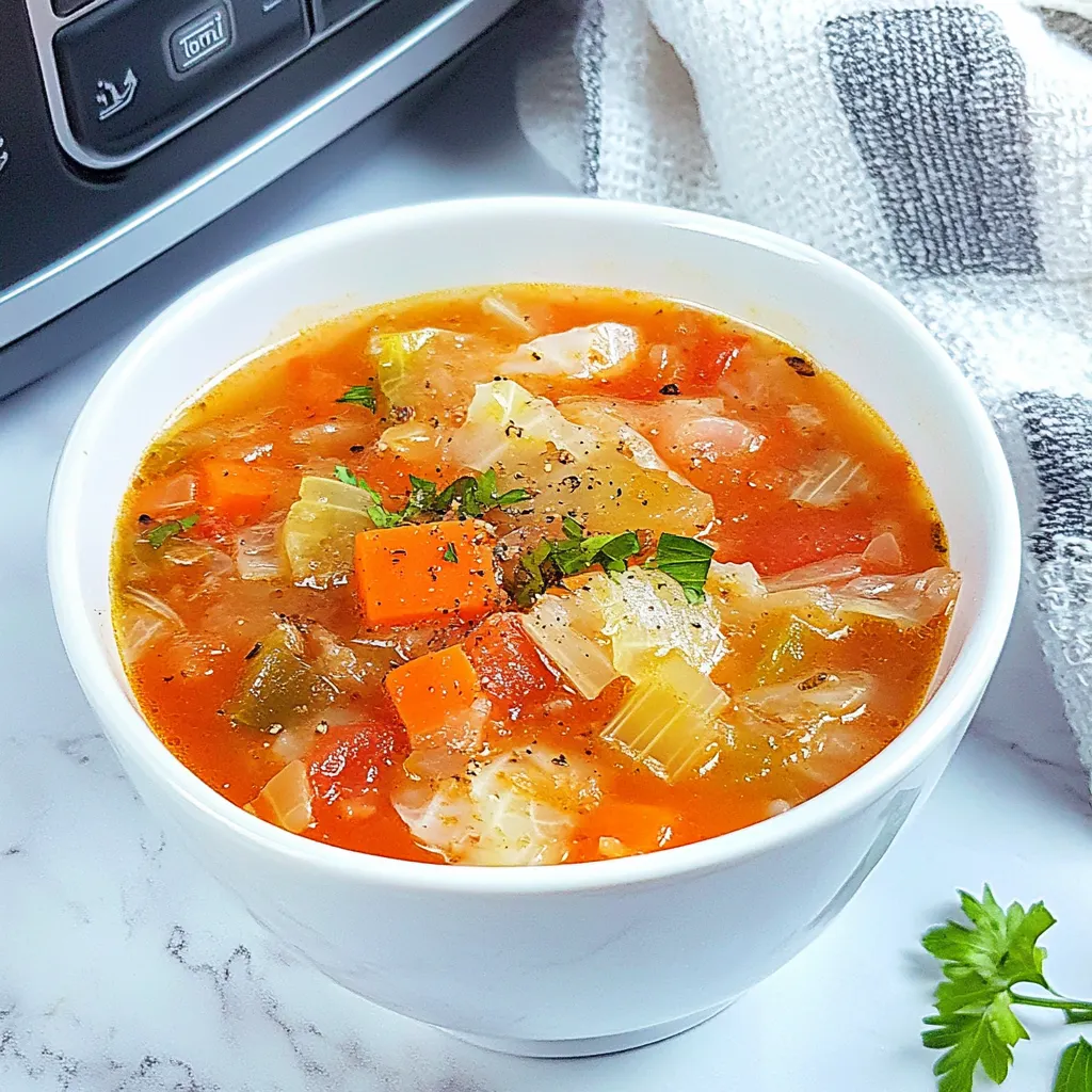 Instant Pot Cabbage Soup