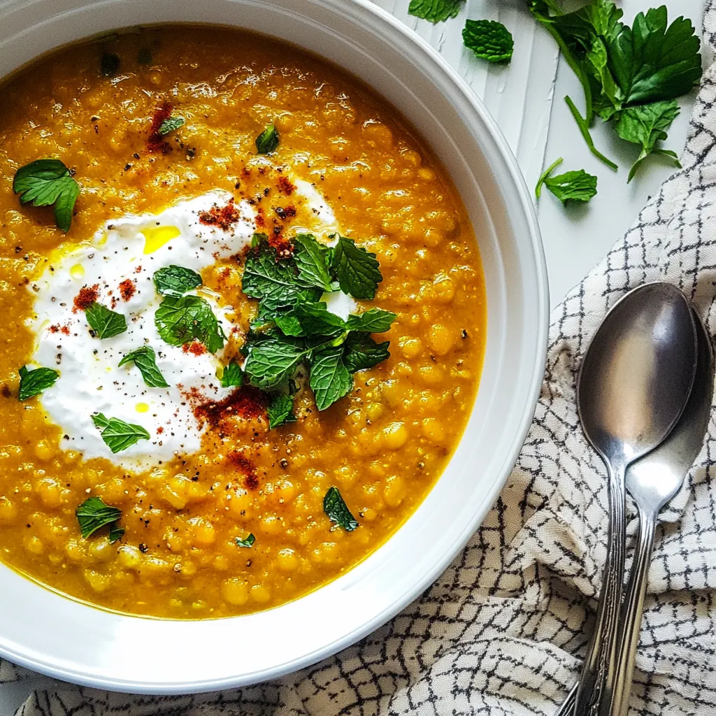 Instant Pot Red Lentil Soup