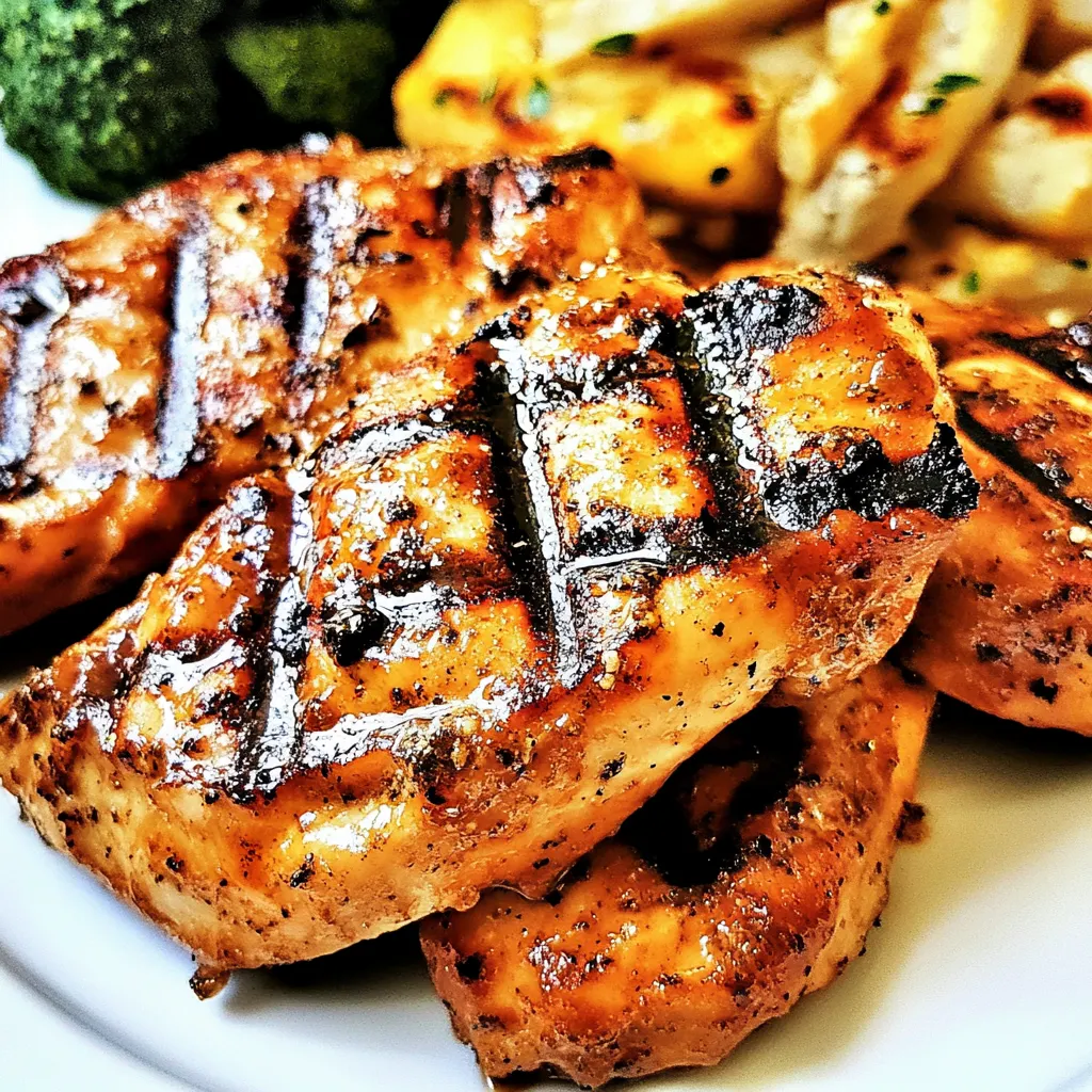 Italian BBQ Ranch Grilled Chicken