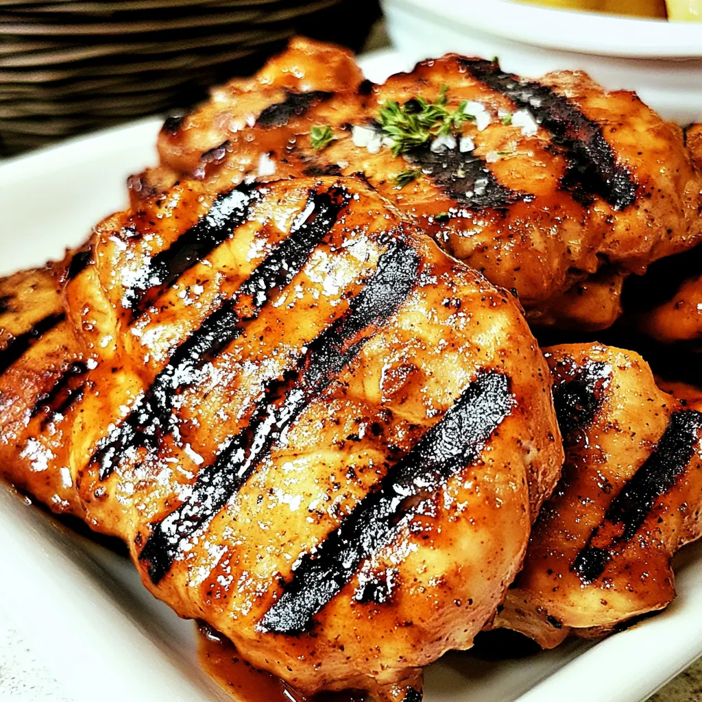 Italian BBQ Ranch Grilled Chicken
