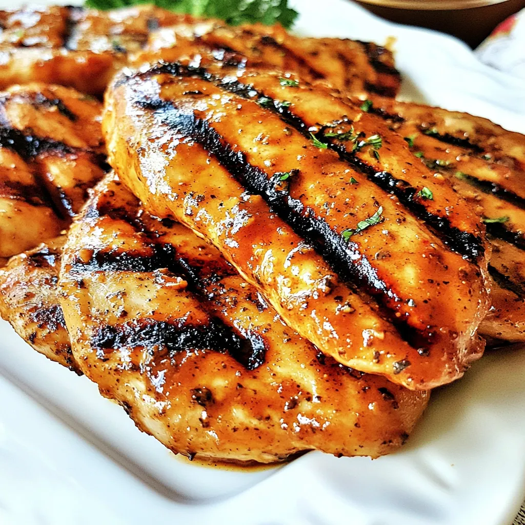 Italian BBQ Ranch Grilled Chicken