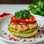 Jalapeño Salmon Burgers