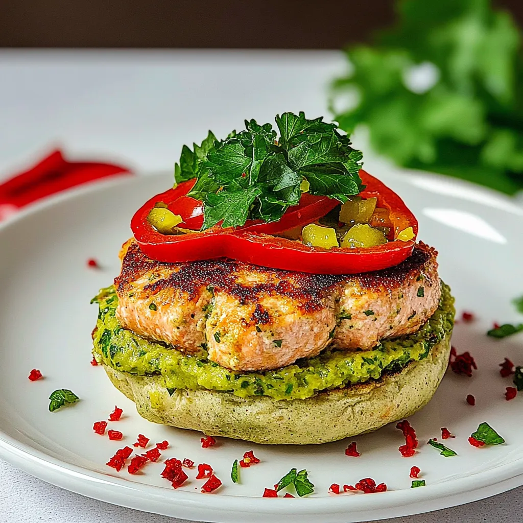 Jalapeño Salmon Burgers