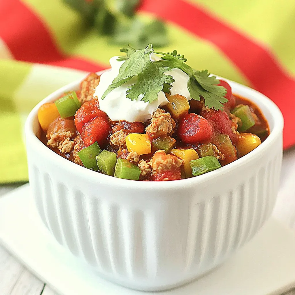 Kid Friendly Crock Pot Turkey Chili